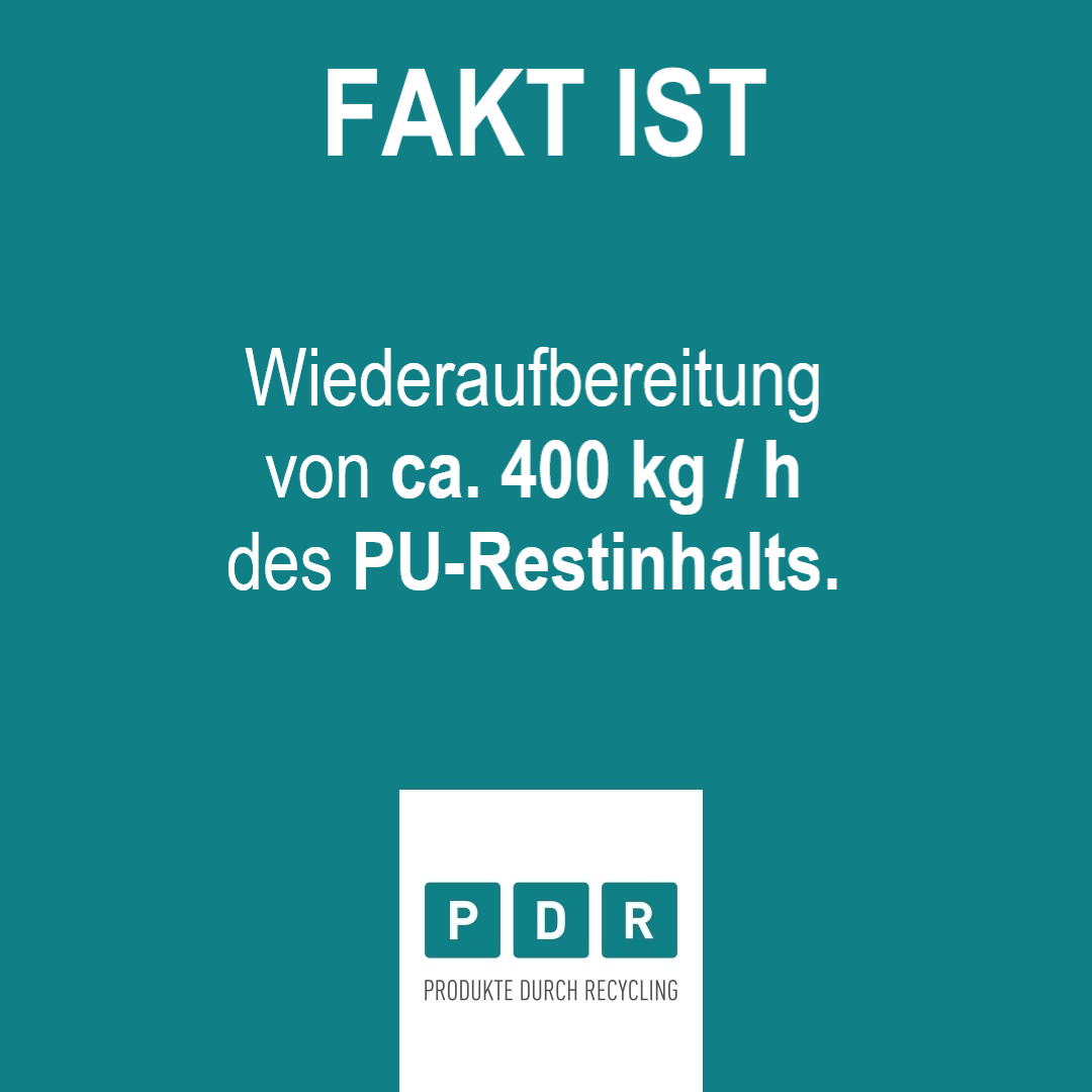 Recycling von PU-Restinhalten