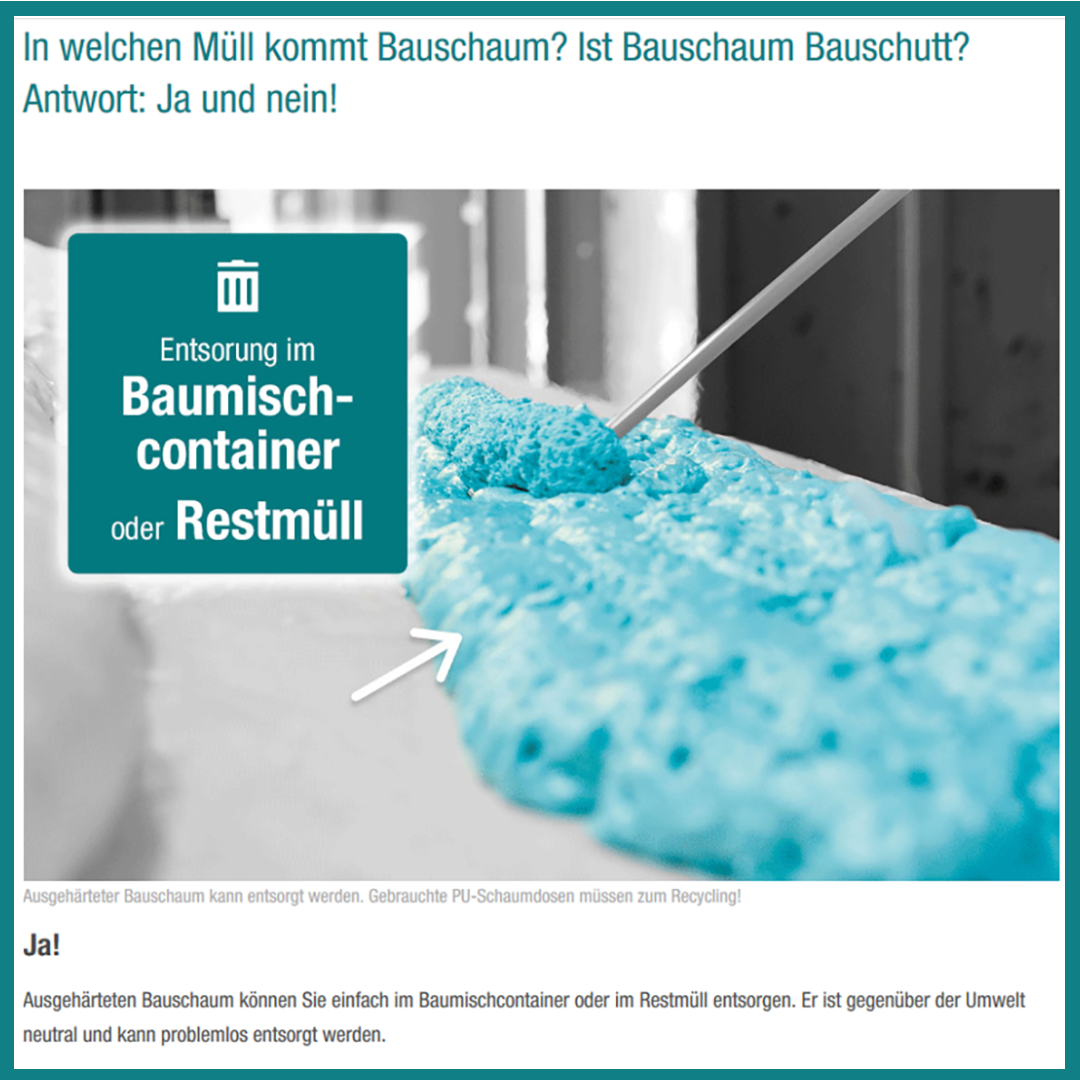 Erweiterte FAQs auf PDR-Homepage